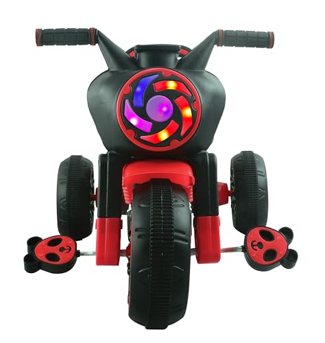 Image of Joyride Storm 250 Bike Pedal Tricycles for Kids 1 to 4 Years| Kids Cycle with Musical Horn, LED Lights,Durbale EVA Wheels| Fun Outdoor Cycle for Kids for 2 Years | 4 Colors (red)