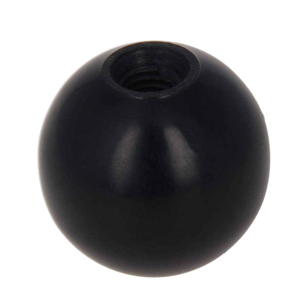YOSOO poignée de boule 6pcs noir M12 fileté 40mm diamètre poignée ronde