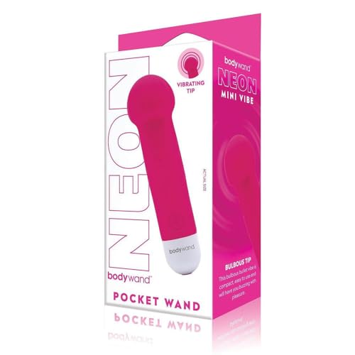Bodywand Mini Pocket Wand - Neon Pink Splashproof Multiple Vibration - Image 4