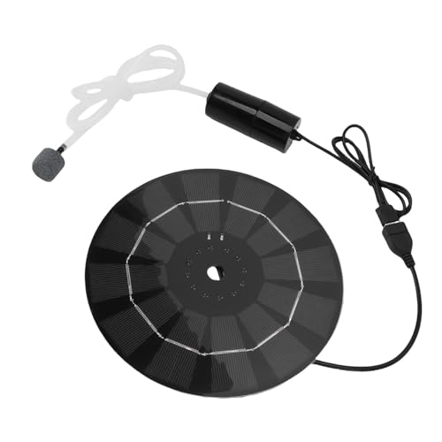 Sorandy 10Wソーラーフローティング池エアレーター、ソーラーパワーエアポンププール水槽酸素発生器低ノイズ動作、庭屋外プール池用水族館酸素エアレーター