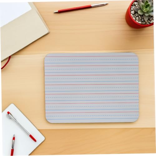 TEHAUX 5pcs Double-Sided Small Dry Erase Board with Ruled and Blank Sides, 9x12 Inch High Density Board for Students and Teachers, Easy Erase and Rewrite, for Classroom and Office Use - Image 6
