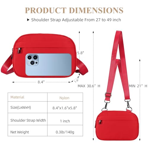 Image of MAXTOP Small Crossbody Bags for Women Belt Bag Fanny Pack with Adjustable Strap