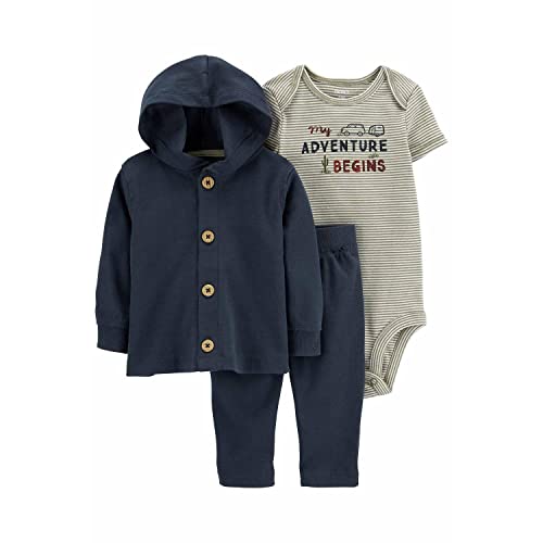 Carter's Baby Boys' Cardigan Sets, My Adventure begins, 9m