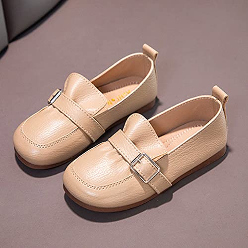 IWIHMIV Girls School Shoes Girls Mary Jane Shoes Girls Dress Shoes Mary Jane Flower Wedding Party Shoes for Toddler Little Kid2