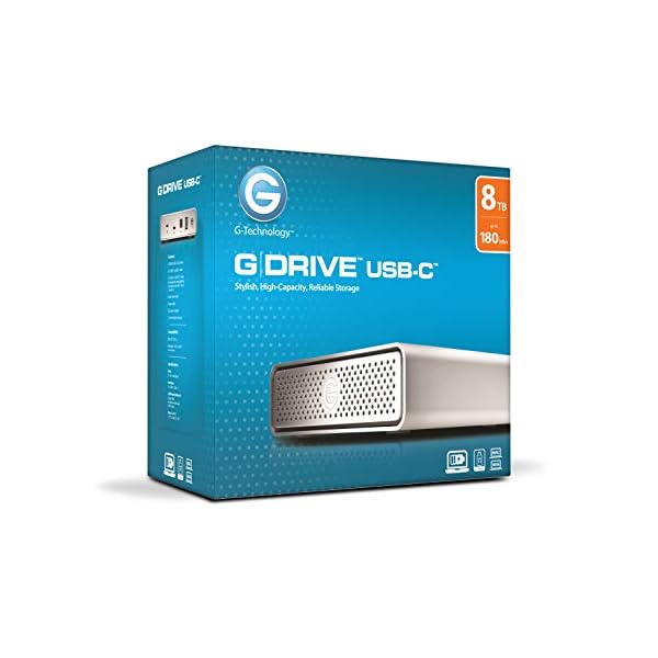 G-Tech G-Drive 0G05675 Externe Festplatte, USB-C, 8 TB – Bild 7