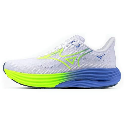 Mizuno Wave Rider 29(W) Blanco/Amarillo Rayo/Ultrama, Blanco Rayo Amarillo Ultrama, 36.5 EU