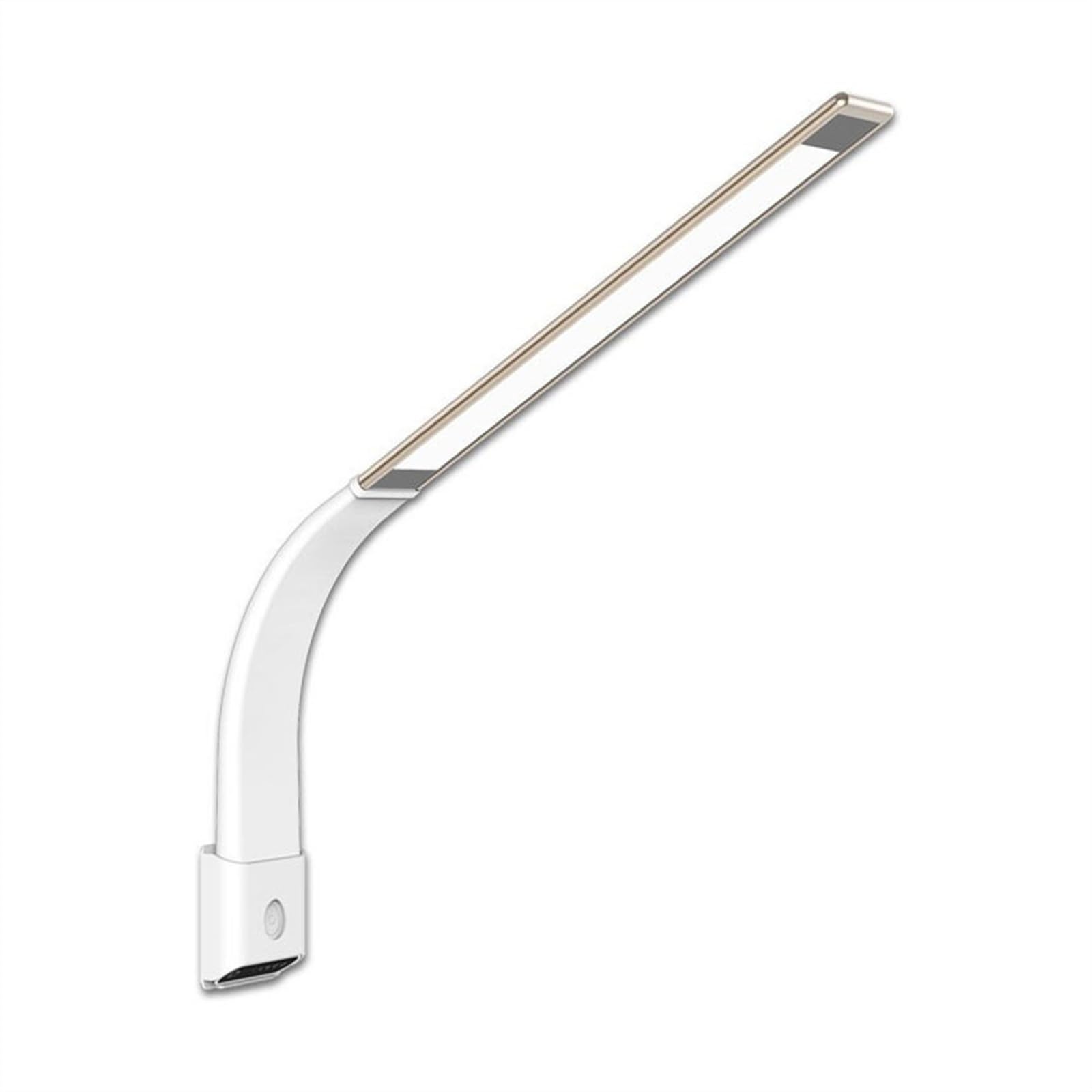 Lamparas Sobremesa Lámpara de escritorio LED recargable, luz con control táctil aleación aluminio, lectura protección ocular regulable, 3 modos color y 6 niveles brillo Lámpara Escritorio(Gold)