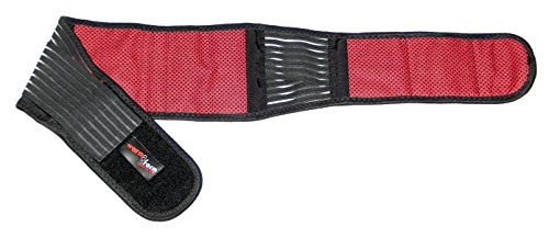 Faja térmica para espalda clásica con turmalina e imanes, calor profundo, autocalentable, lavable, reutilizable, infrarroja, ayuda en caso de dolor de espalda, faja lumbar, calentador de espalda