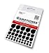 Produktbild SPIONAGEABWEHR 39 STK. CAMSTICKER® Ø6, Ø10,& Ø15mm - Kamera Aufkleber schwarz matt