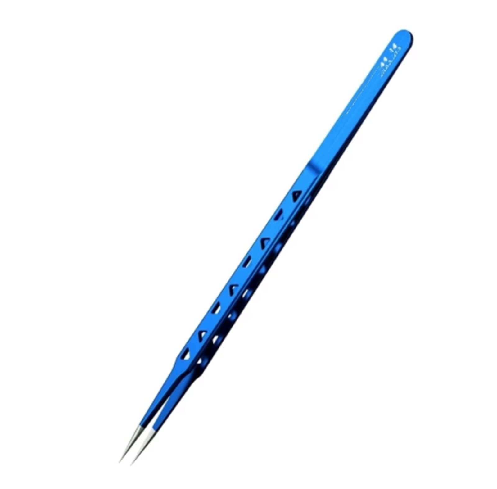 Fit for Mechanic Aac14 Stainless Steel 8 Hole Tweezers for Precise Maintenance of Mobile Phone Flying Wire Spot Welding IC Chip Tool (Length : 16cm)
