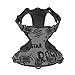No Pull Dog Harness for Small Dogs Easy Walk Dog Vest Adjustable Collars Harnesses & Leashes Set Breathable Oxford Outdoor Walking Safety Reflective Strip Rock Star Prints