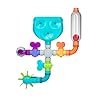 Nuby Wacky Waterworks Pipes Bath Toy - Baby Bathtub Toy with Interactive Features for Cognitive Development #3