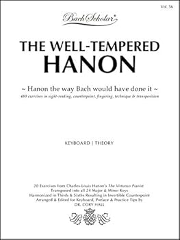 Spiral-bound The Well-Tempered Hanon (BachScholar Edition Vol. 56) Book