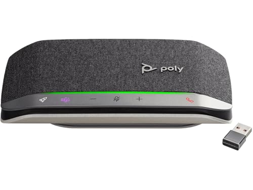 Poly Altavoz Manos Libres Personal E Inteligente Bluetooth Poly Sync 20 Plantronics - Adaptador Bluetooth Usb-A - Conexión Al Celular A Través De Bluetooth, Conexión A Pc Mac Mediante Llave Bt600 Poly Altavoz Manos Libres Personal E Inteligente Bluetooth Poly Sync 20 Plantronics - Adaptador Bluetooth Usb-A - Conexión Al Celular A Través De Bluetooth, Conexión A Pc Mac Mediante Llave Bt600