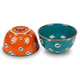 NFL Miami Dolphins Home and Away 2 Pack Serving Bowls