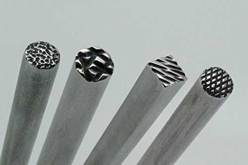 Hand made chasing repousse tool - Texturing Set - TS#03