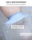 CureSquad Duschschutz Fuß, Wasserdichte Fußabdeckung für Dusche, Weiche Bequeme Gipsabdeckung für Fuß, Knöchelgipsabdeckungen für Dusche Erwachsener, Wiederverwendbarer Gipsschutz, Wundpflegezubehör