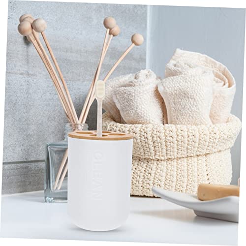 DOITOOL 1 peça suporte de escova de dentes copo escova de vaso sanitário elétrica recipiente para en