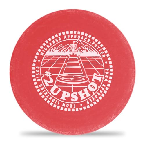 Lightning Standard #2 Upshot Putter Golf Disc | 151-159 Grams Beginner Midrange | Stable Straight Line Shots