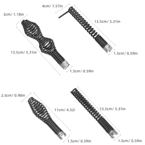 Herramienta de desatasco de 16mm para tuberías de pvc de cocinas con muelle flexible 3