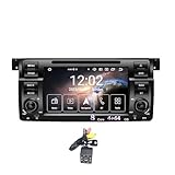 Amaseaudio Android 14 Car Radio 7inch for BMW E46 3 Series 1999-2004, 1 Din, Octa core 4GB+64GB,Wireless Carplay Android Audo, In-Dash DVD player, DSP+, Support 4G Wifi Bluetooth 5.0 Sim card slot