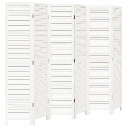 Biombos Separadores Madera Blanco Marca vidaXL