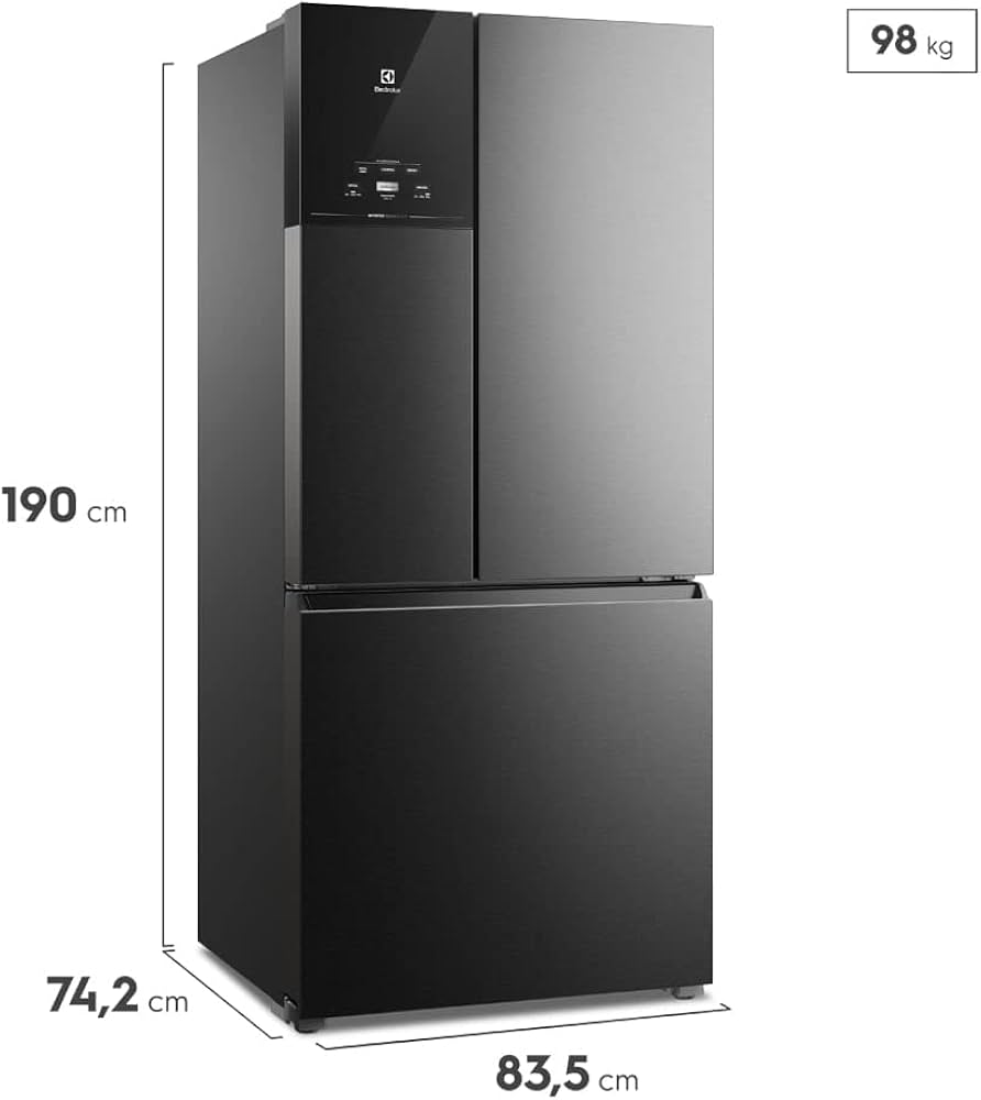 Geladeira Electrolux Multidoor Efficient Com Autosense e Inverter