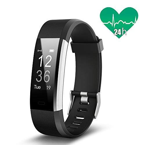 Fitness Tracker, JoyGeek Heart Rate Monitor Bluetooth Smart Watch Sleep Monitor Pedometer for iPhone Samsung