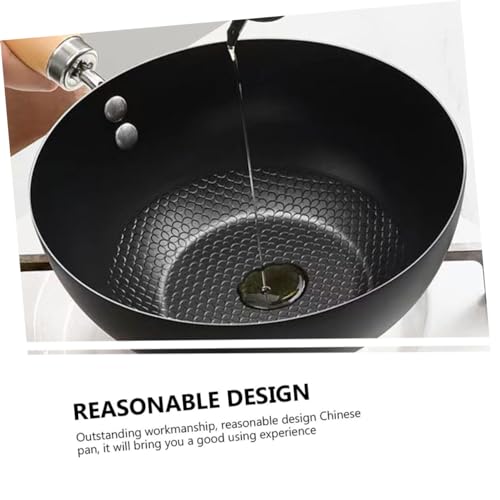 Wok pequeño de hierro con recubrimiento antiadherente miniatura 5