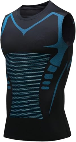 Tshirt ventre plat homme respirant en soie glacée pour galber la silhouette en toute discrétion