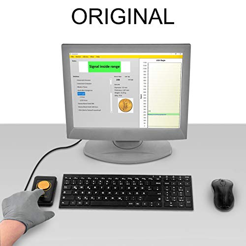 GoldScreenCard - Gold Testing Machine - Electronic Gold Tester - DIY Gold Test – Works for All Precious Metal Coins and Small Bars