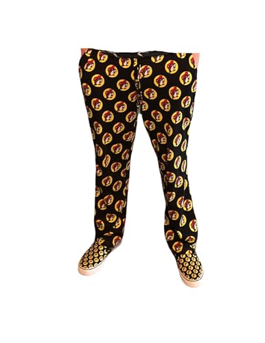Buc-ee's Black Printed Pajama Pant Sleepwear for Adults, Men and Women (Small)2