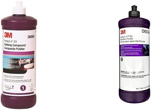 3M El kit de sistema Perfect-It EX incluye compuesto de fricción EX, esmalte EX y esmalte ultrafino para pulido de grado profesional automotriz