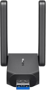 Mercusys MA32H, AC1300 Mbps, Çift Bant, USB 3.0, Yüksek Çekim Güçlü Wi-Fi 5 USB Adaptör