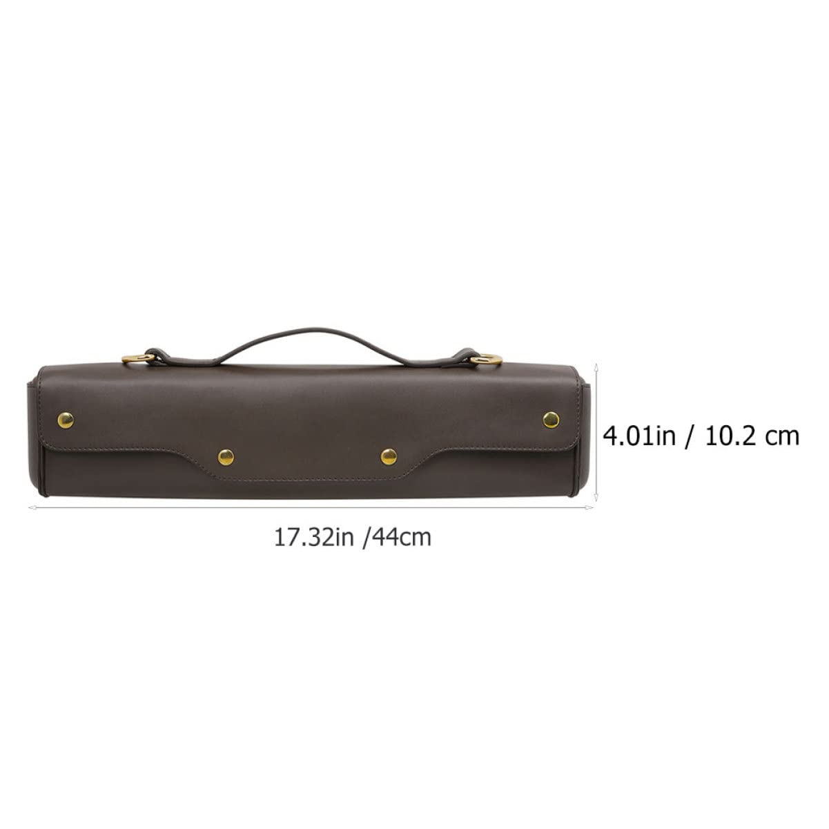 VINTORKY Flute Carrying Case with Shoulder Strap Flute Storage Bag Durable Synthetic Pouch for Easy Transport and Protection