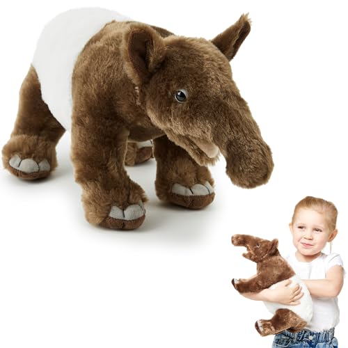 Peluche de Tapir (35cm) - Exótico, Suave Animal Relleno, Ecológico, Jóvenes Aficionados a la Fauna Salvaje, 100% Reciclado Peluche de Tapir (35cm) - Exótico, Suave Animal Relleno, Ecológico, Jóvenes Aficionados a la Fauna Salvaje, 100% Reciclado