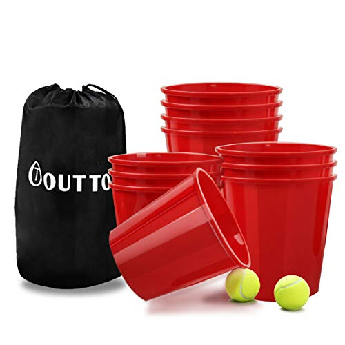 OTTARO Outdoor Beer Pong Set, Giant Yard Pong Game Set for Adults