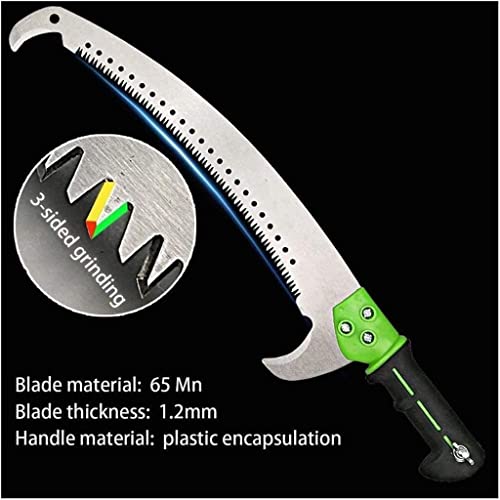Extendable Pruning Saw,18ft/5.5m Professional Telescoping Landscaping Pole Saw Used for Pruning and Trimming Branches and Leaves High-Altitude Fruit Tree Saw Gardening Tool - Image 6