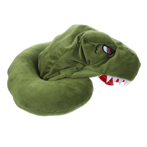Almohada de viaje con capucha de peluche mediana miniatura 1