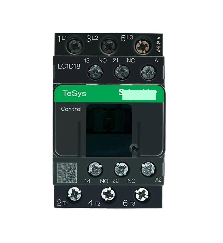 Contactor LC1D18 CA 380V con contactos auxiliares integrados de alta conductividad para tableros