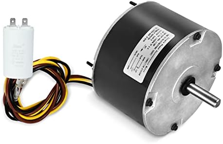 5KCP39BGS069S Upgraded Condenser Motor Compatible with ge，1/10hp, 1100 RPM, 208-230V Condensor Electric Motor，OEM Standard Replacement Condenser Fan Motor，High Quality Raw Materials, More Strong