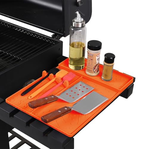 Comparison: Best Material For Outdoor Kitchen Countertops 11 Silicone grill mat for blackstone griddle accessories,for outdoor barbecue kitchen countertops with blackstone accessories,Baking tray accessories side frame pad,Silicone with drip pad,heat resistant