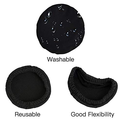 2 Pack Reusable Music Instrument Bell Cover, 3-3.3\" Ideal Bell Cover for Instrument Care Musical Instrument Accessories for Clarinet Cornet,black - Thumbnail 2