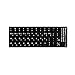 N+B Autocollants Clavier pour Ordinateur Portable, Autocollants de Mise en Page Arabe, cangjie, Allemand, Russe, français, coréen, Japonais, thaï, wubi, Espagnol, hébreu, Italien, Anglais (coréen)