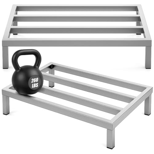 Image of MorningRo 2 Pack Dunnage Rack 36 inch Long x 20 inch Wide, 7.9 inch Height
