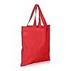 IMFAA Pack of 10 Premium Quality Long Lasting 100% Cotton Canvas Tote Reusable Shopping Bags Ideal for Printing and Embroidery (Red,Large 50x40x60) #5