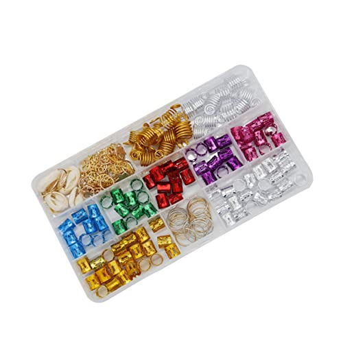 Vaguelly 150Piezas Accesorios Coloridos Para Extensiones De Anillos Decorativos De Bricolaje Para Peinados