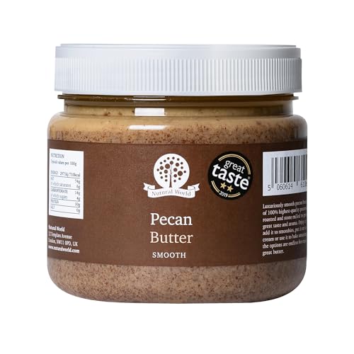Nutural World - Smooth Pecan Nut Butter (1kg) - 100% single ingredient | Great Taste Award Winner