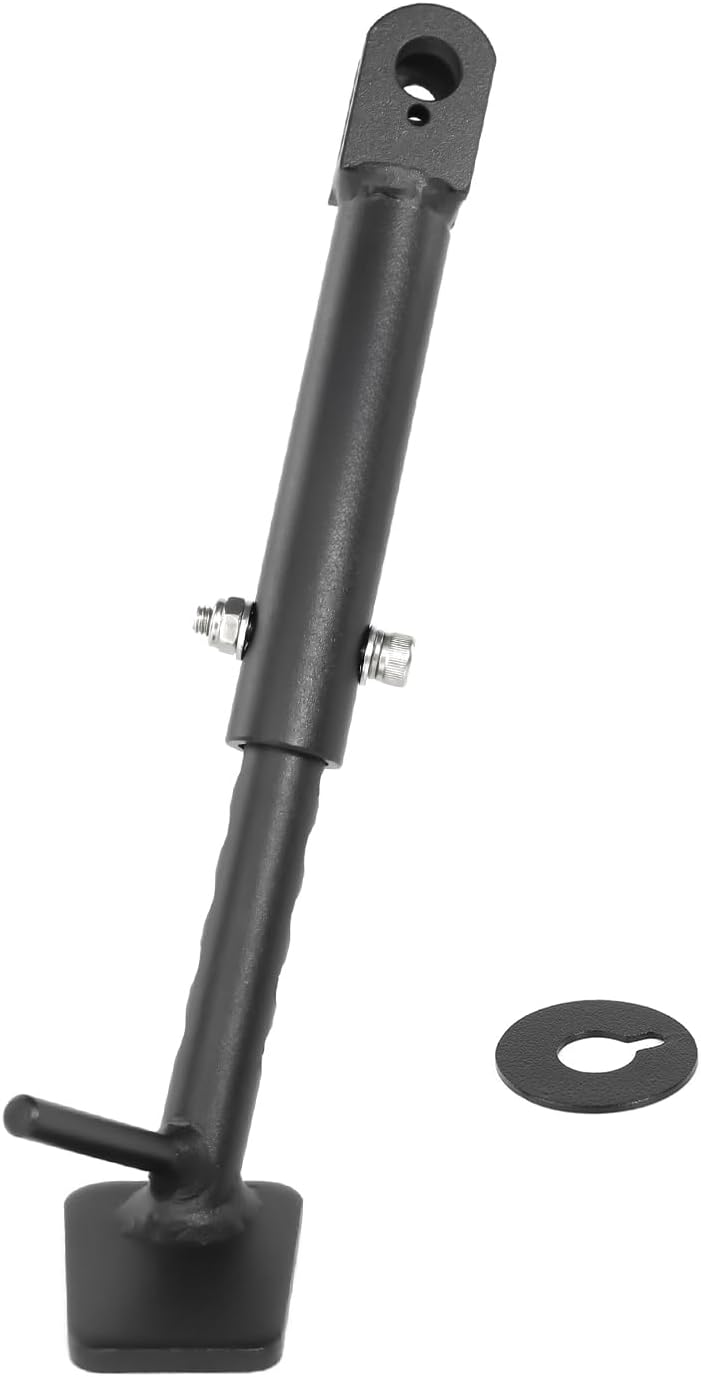 Adjustable Side Stand Fit for MSX125 Grom 2017-2026, Monkey 125 2019-2026, Grom 125 Kickstand Adjust 0"-2.5" Motorcycle Foot Stand