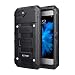 Mitywah iPhone 7 / iPhone 8 Case Heavy Duty Durable Metal Full Body Protective Case Built-in Screen Protection Waterproof Shockproof Dustproof Rugged Military Grade Defender, Black